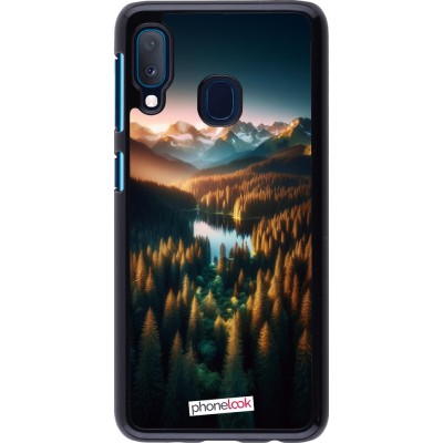 Coque Samsung Galaxy A20e - Sunset Forest Lake