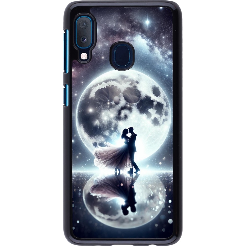 Coque Samsung Galaxy A20e - Valentine 2024 Love under the moon