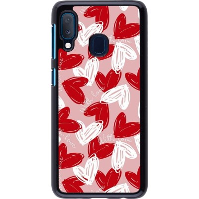 Coque Samsung Galaxy A20e - Valentine 2024 with love heart