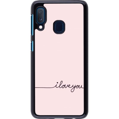 Coque Samsung Galaxy A20e - Valentine 2023 i love you writing