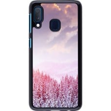 Coque Samsung Galaxy A20e - Winter 22 Pink Forest