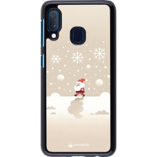 Coque Samsung Galaxy A20e - Noël 2023 Minimalist Santa