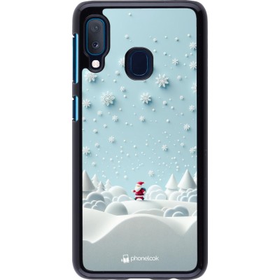 Coque Samsung Galaxy A20e - Noël 2023 Petit Père Flocon