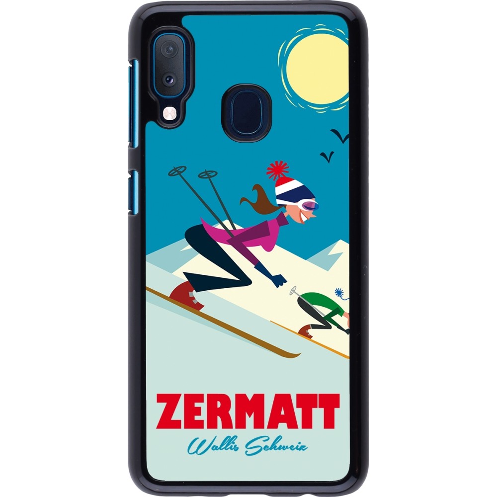 Coque Samsung Galaxy A20e - Zermatt Ski Downhill