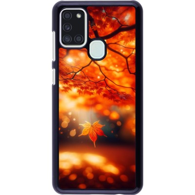 Coque Samsung Galaxy A21s - Automne Magique Orange