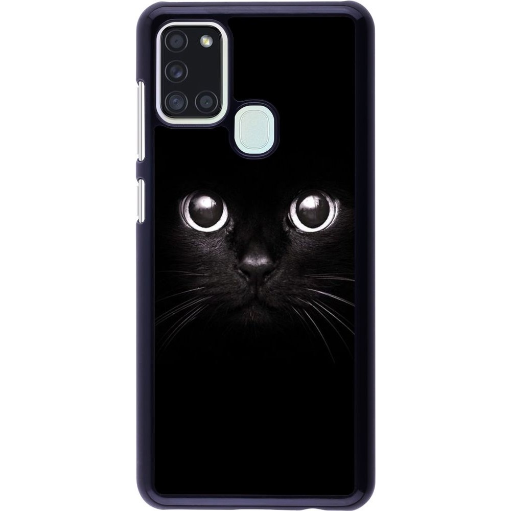 Hülle Samsung Galaxy A21s - Cat eyes