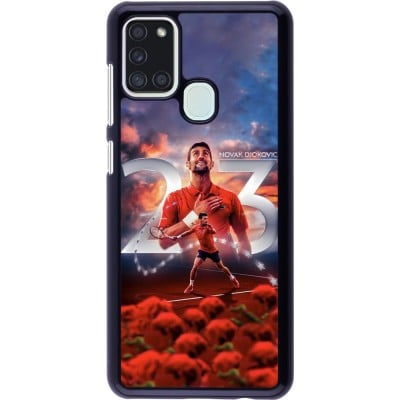 Coque Samsung Galaxy A21s - Djokovic 23 Grand Slam