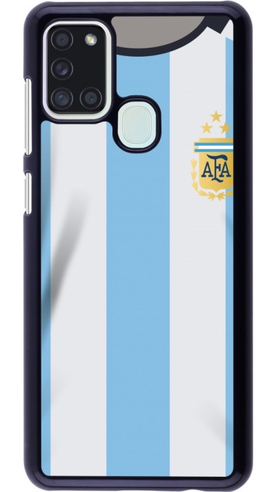 Coque Samsung Galaxy A21s - Maillot de football Argentine 2022 personnalisable