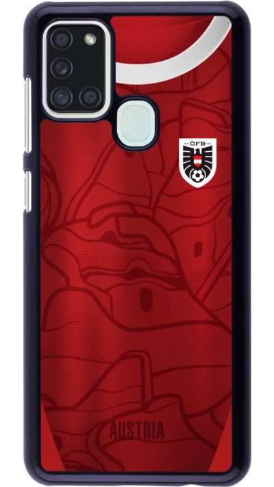 Coque Samsung Galaxy A21s - Maillot de football Autriche personnalisable