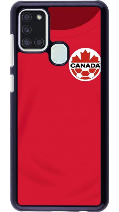 Coque Samsung Galaxy A21s - Maillot de football Canada 2022 personnalisable