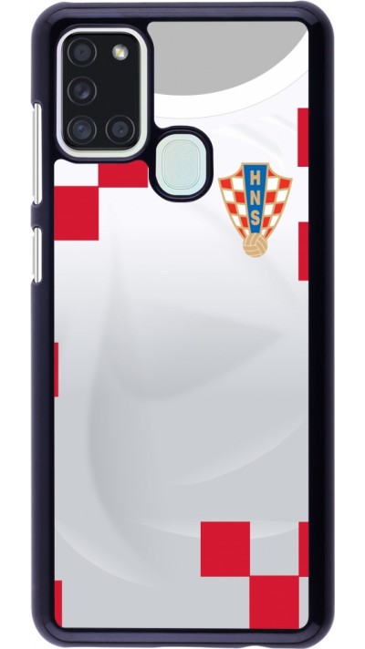 Coque Samsung Galaxy A21s - Maillot de football Croatie 2022 personnalisable