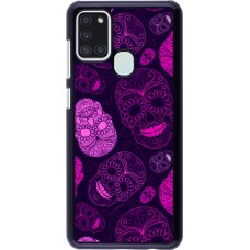 Coque Samsung Galaxy A21s - Halloween 2023 pink skulls