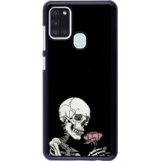 Coque Samsung Galaxy A21s - Halloween 2023 rose and skeleton