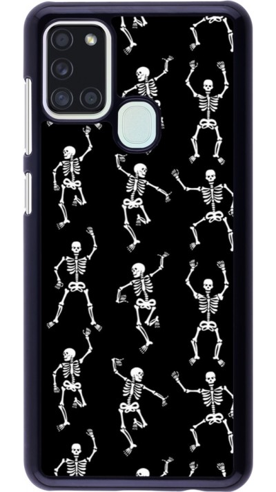 Coque Samsung Galaxy A21s - Halloween 2024 dancing skeleton