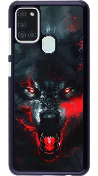 Coque Samsung Galaxy A21s - Halloween 2024 mad werewolf