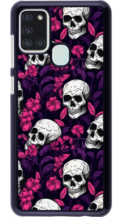 Coque Samsung Galaxy A21s - Halloween 2024 romantic skulls