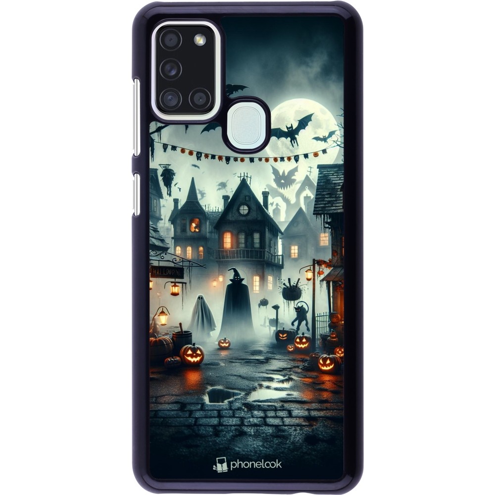 Coque Samsung Galaxy A21s - Halloween Spookville