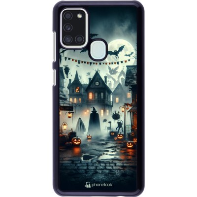 Coque Samsung Galaxy A21s - Halloween Spookville