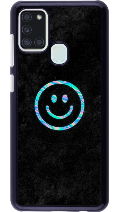 Coque Samsung Galaxy A21s - Happy smiley irisé