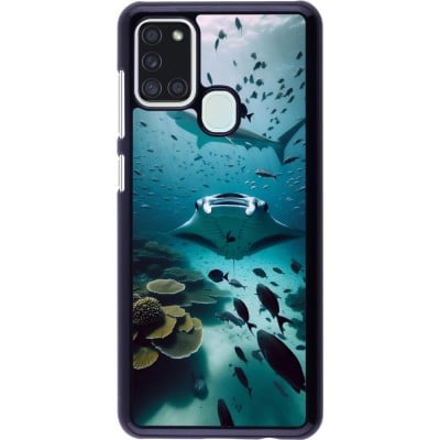 Coque Samsung Galaxy A21s - Manta Lagon Nettoyage