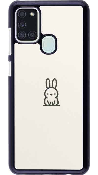 Coque Samsung Galaxy A21s - Minimal bunny cutie