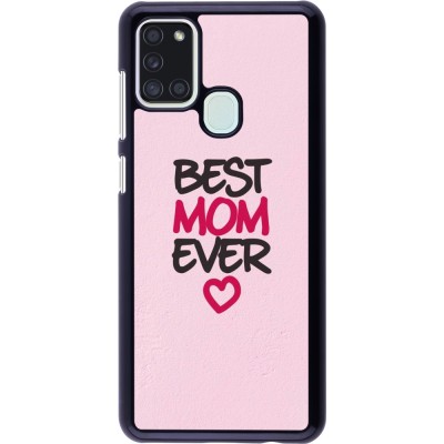 Coque Samsung Galaxy A21s - Mom 2023 best Mom ever pink