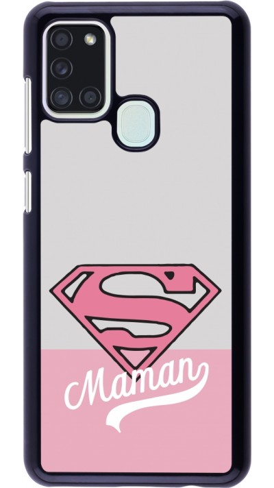 Coque Samsung Galaxy A21s - Mom 2024 Super hero maman