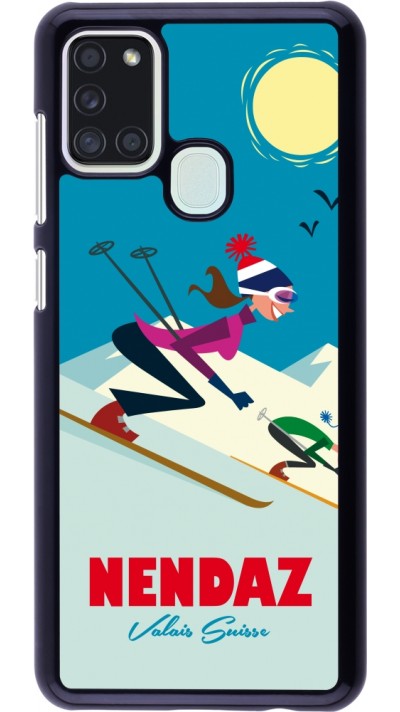 Coque Samsung Galaxy A21s - Nendaz Ski Downhill