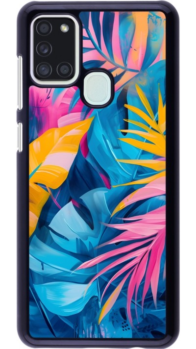 Coque Samsung Galaxy A21s - Palms Blue