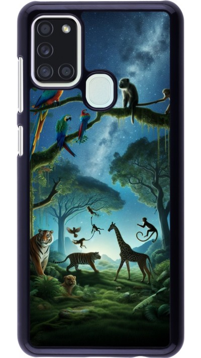 Coque Samsung Galaxy A21s - Paradis des animaux exotiques