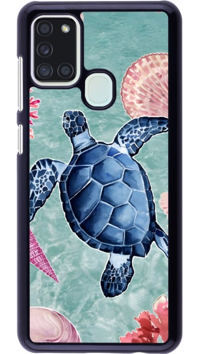 Coque Samsung Galaxy A21s - Preppy Turtle