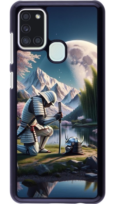 Coque Samsung Galaxy A21s - Samurai Katana Lune