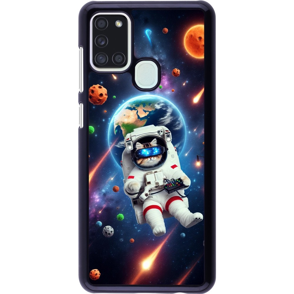 Coque Samsung Galaxy A21s - VR SpaceCat Odyssey