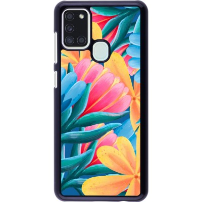 Coque Samsung Galaxy A21s - Spring 23 colorful flowers