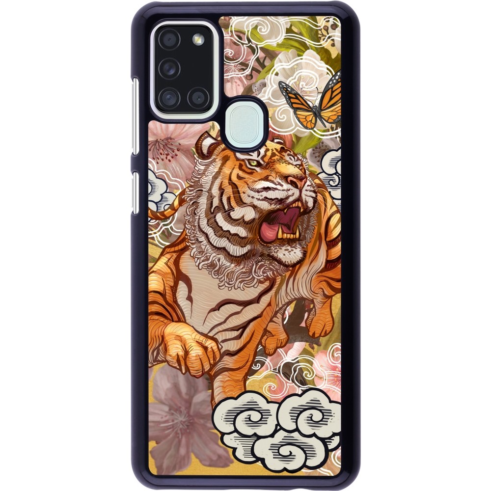 Coque Samsung Galaxy A21s - Spring 23 japanese tiger