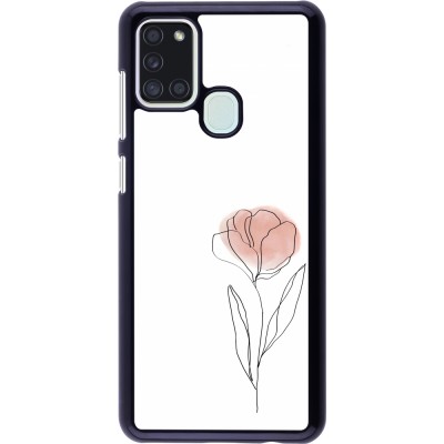 Coque Samsung Galaxy A21s - Spring 23 minimalist flower