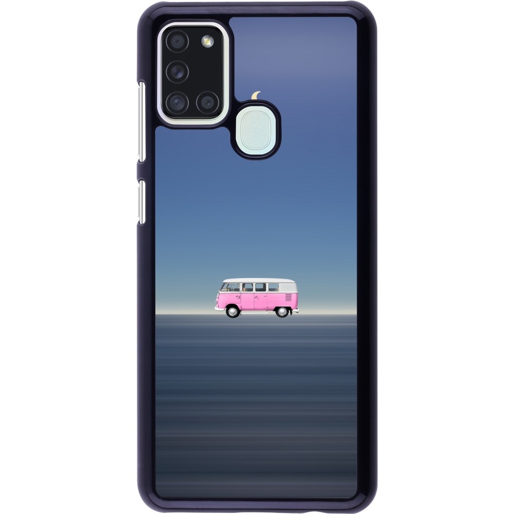 Coque Samsung Galaxy A21s - Spring 23 pink bus