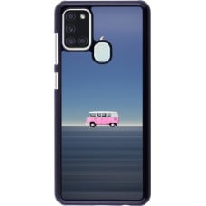 Coque Samsung Galaxy A21s - Spring 23 pink bus