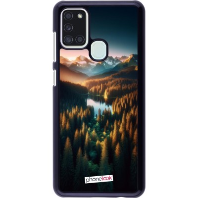 Coque Samsung Galaxy A21s - Sunset Forest Lake