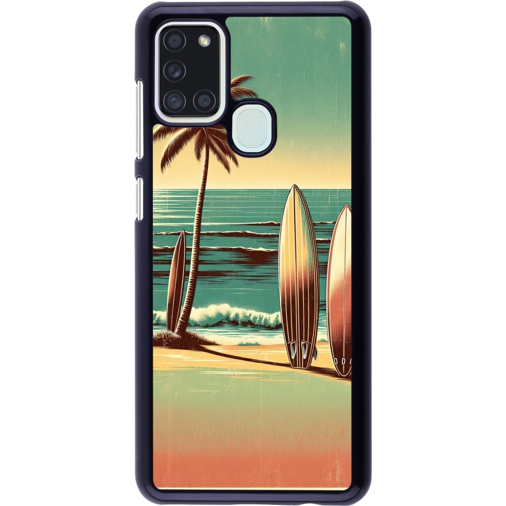 Samsung Galaxy A21s Case Hülle - Surf Paradise