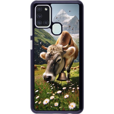 Coque Samsung Galaxy A21s - Vache montagne Valais