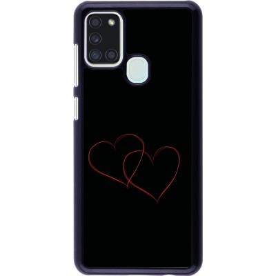 Coque Samsung Galaxy A21s - Valentine 2023 attached heart