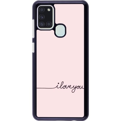 Coque Samsung Galaxy A21s - Valentine 2023 i love you writing