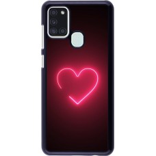 Coque Samsung Galaxy A21s - Valentine 2023 single neon heart