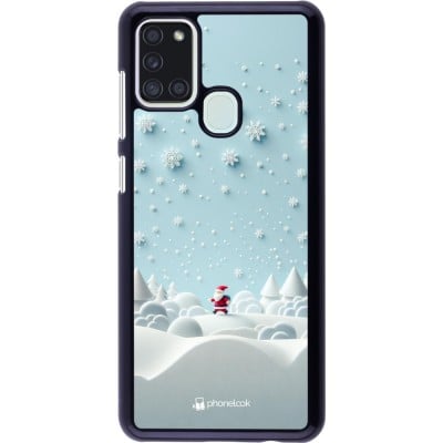 Coque Samsung Galaxy A21s - Noël 2023 Petit Père Flocon