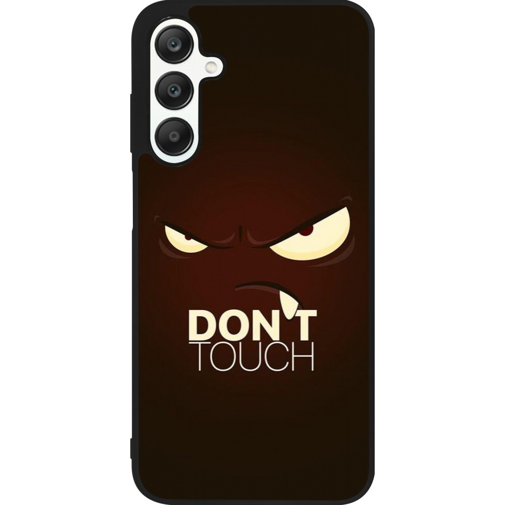 Coque Samsung Galaxy A25 - Silicone rigide noir Angry Dont Touch