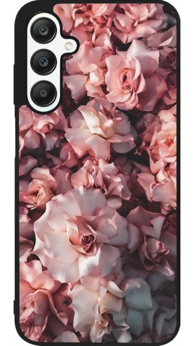 Coque Samsung Galaxy A25 - Silicone rigide noir Beautiful Roses