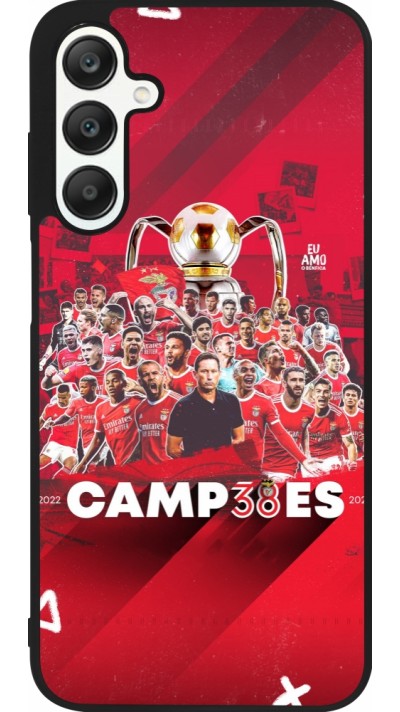 Coque Samsung Galaxy A25 - Silicone rigide noir Benfica Campeoes 2023