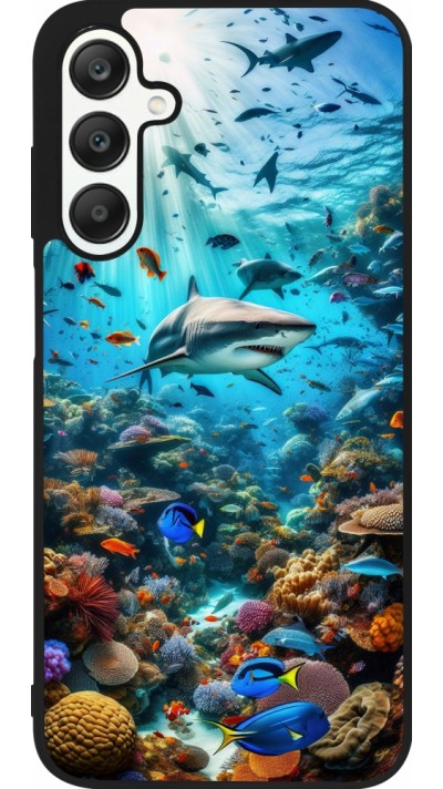 Coque Samsung Galaxy A25 - Silicone rigide noir Bora Bora Mer et Merveilles