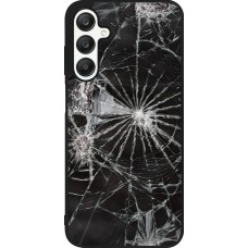 Coque Samsung Galaxy A25 - Silicone rigide noir Broken Screen